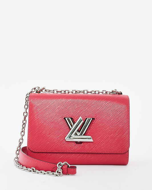 Louis Vuitton Sac à bandoulière Twist MM en cuir épi rose