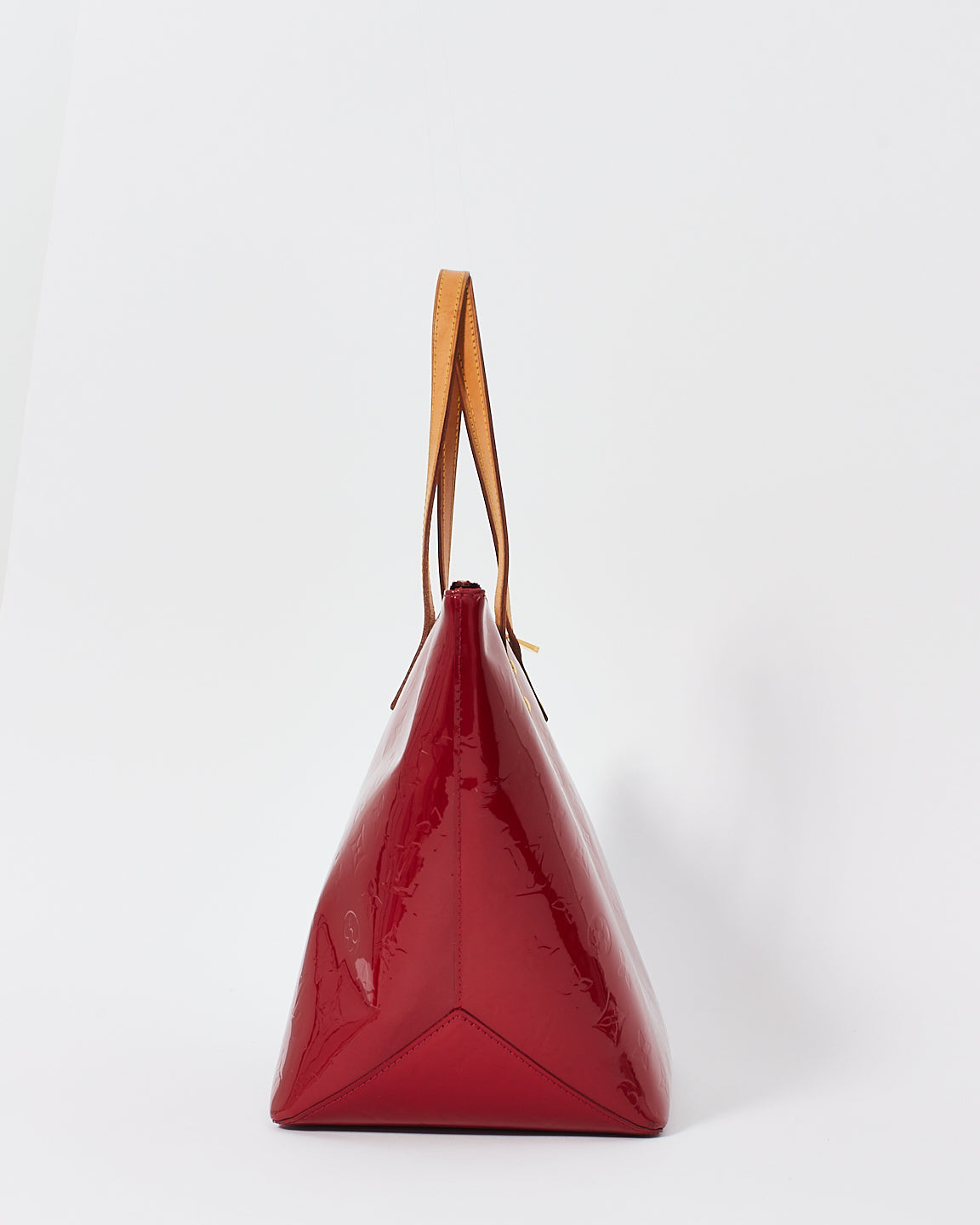 Louis Vuitton Red (Pomme D'Amour) Monogram Vernis Bellevue GM Tote Bag