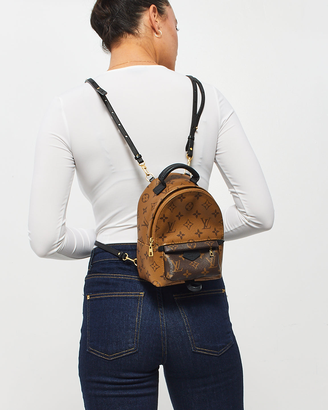 Monogram Canvas Lv Mini Spring Lv Palm Spring Mini Reverse Louis