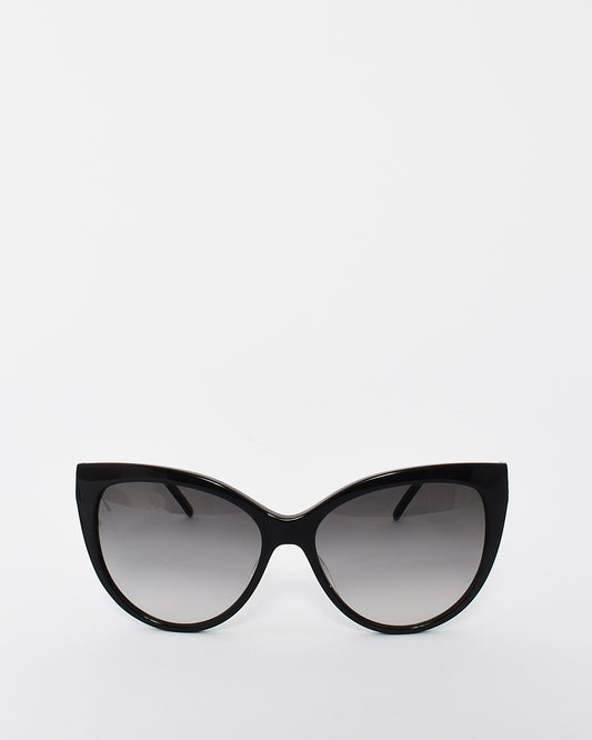 Saint Laurent Black Acetate Cat Eye Sunglasses SLM48S