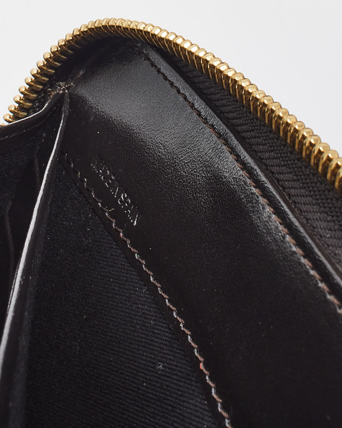 Portefeuille long zippé en cuir noir Givenchy