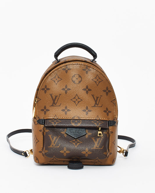 Louis Vuitton Reverse Monogram Canvas Palm Spring Mini Backpack