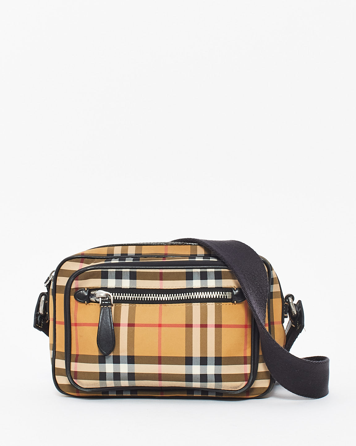 Burberry Beige Vintage Check Paddy Small Crossbody Bag