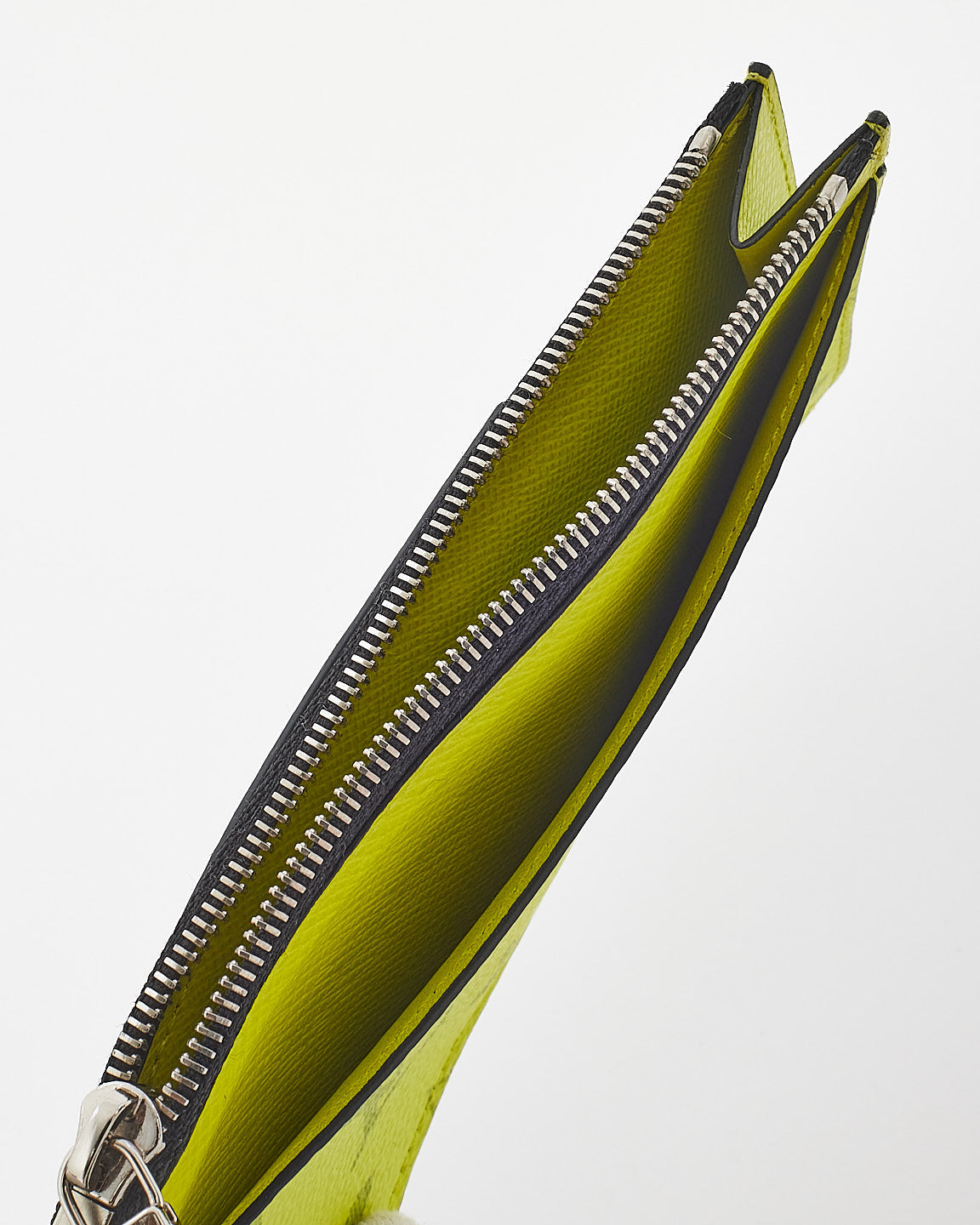 Porte-cartes Zippy en toile et cuir monogramme jaune fluo Louis Vuitton