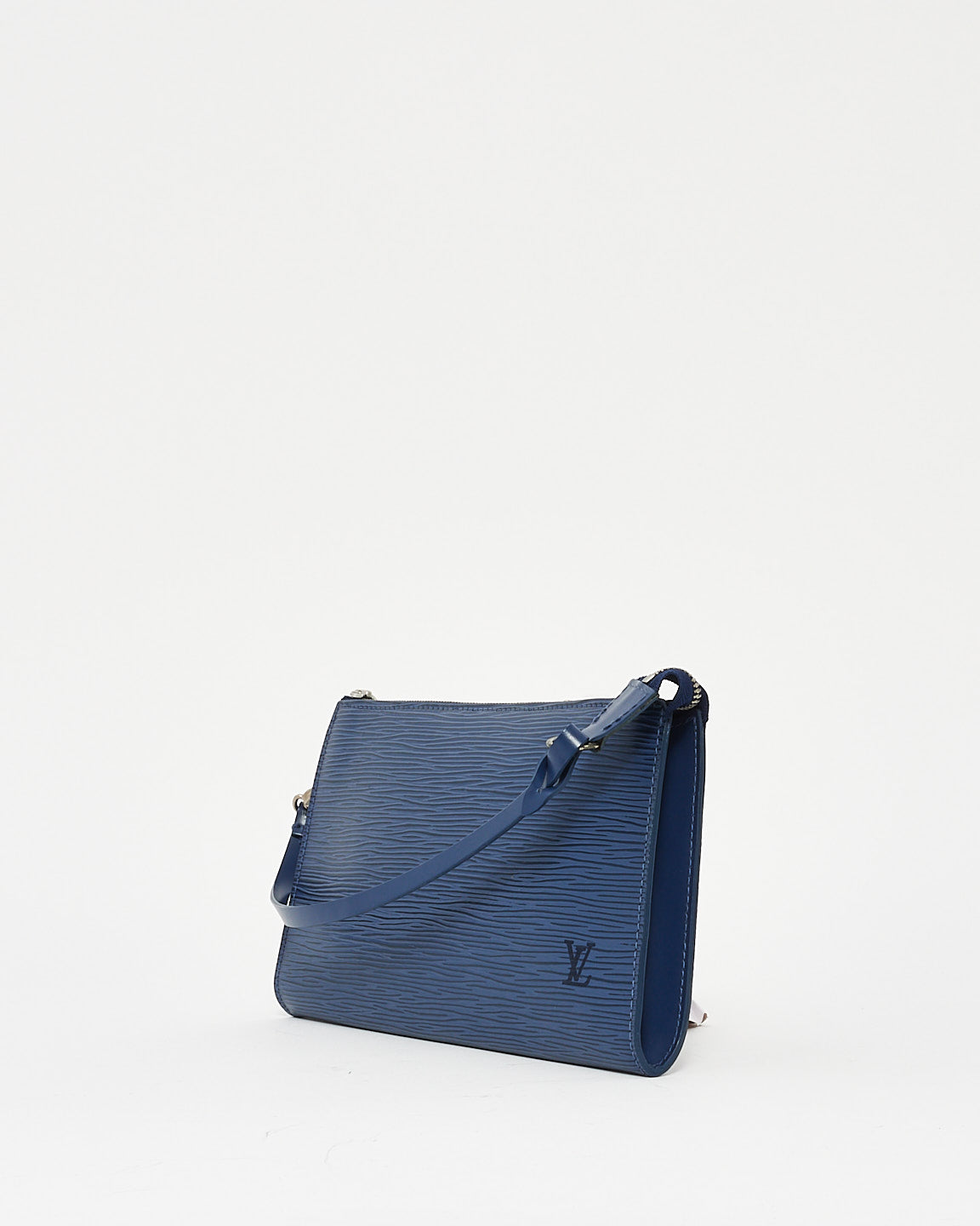 Louis Vuitton Blue Epi Leather Shoulder Pochette Bag