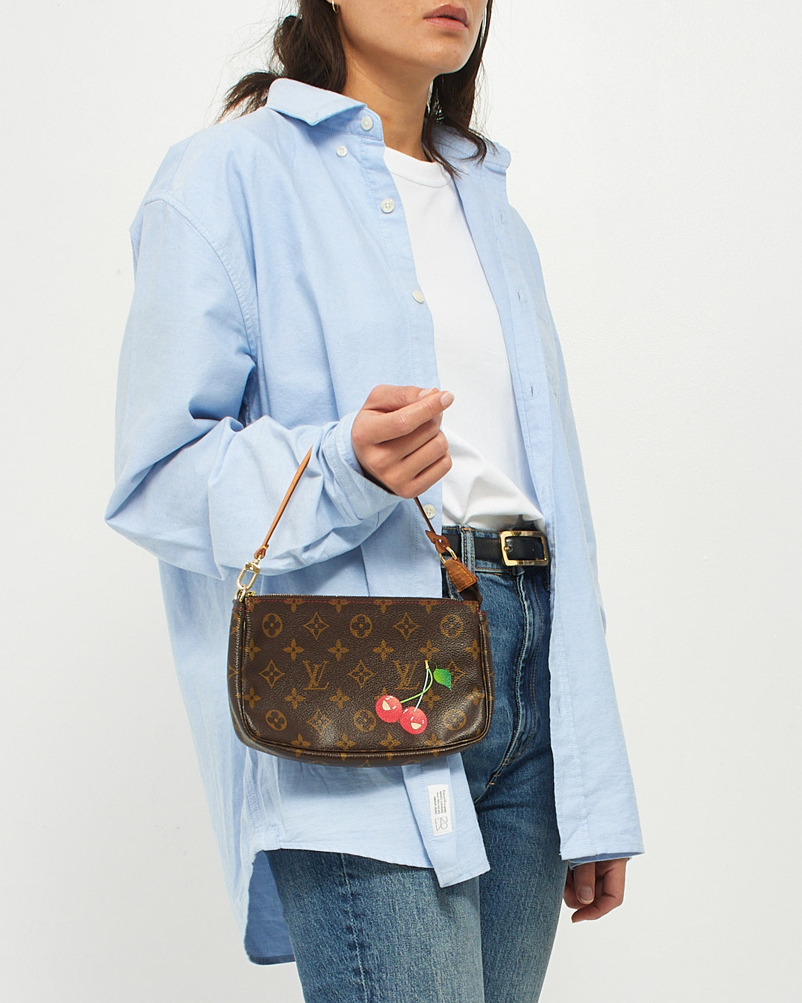 Louis Vuitton Monogram Canvas Cherry Print Edition Pochette Accessoires
