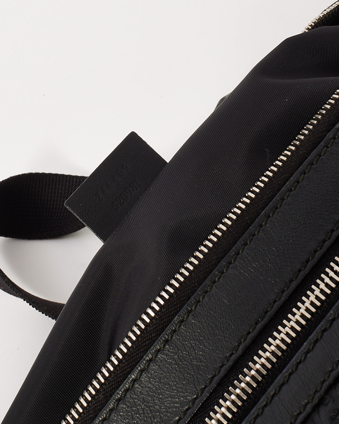 Gucci Black Signature G Embossed Leather Shimaline Shelly Bum Bag