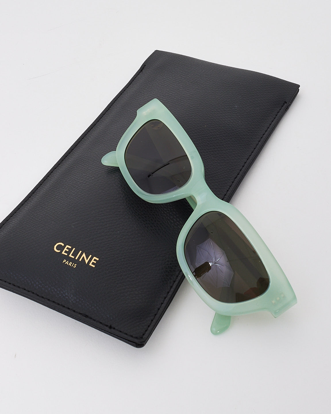 Celine Mint Green Acetate Monochroms 05 Sunglasses CL401921