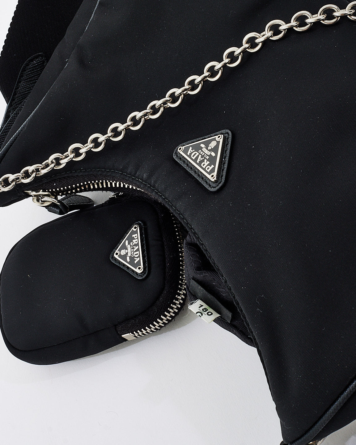 Prada Black Nylon Tessuto 2005 Re-edition Crossbody Bag