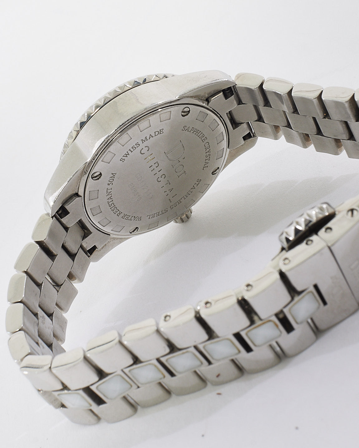 Dior Stainless Steel  Diamond Crystal Sapphire 29mm Quartz Watch