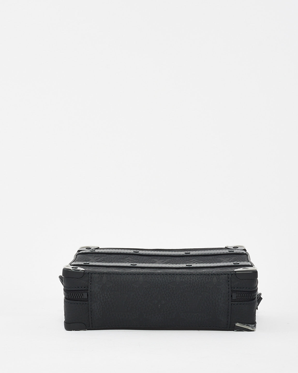 Louis Vuitton Sac à bandoulière avec poignée souple en cuir Taurillon gaufré monogramme noir