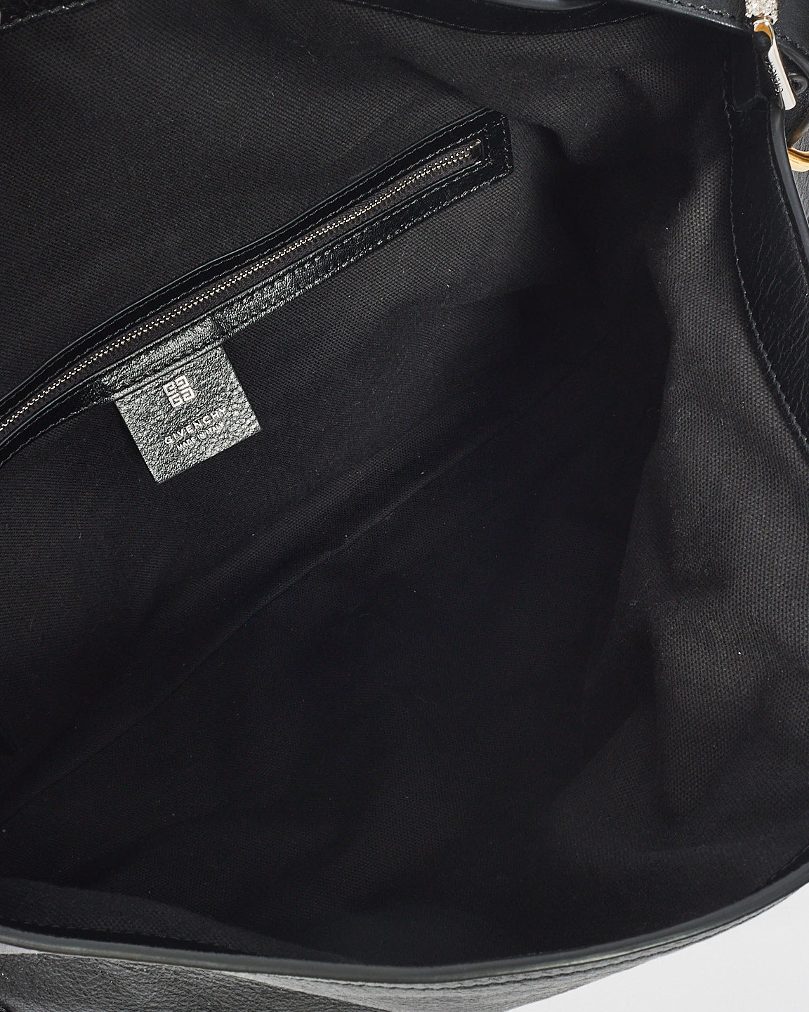 Givenchy Black Leather Voyou Medium Shoulder Bag