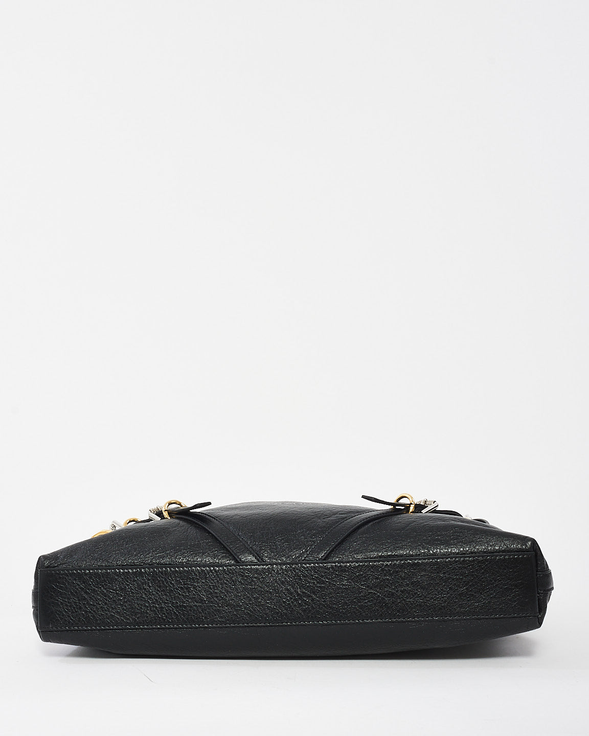 Givenchy Sac à bandoulière Voyou moyen en cuir noir