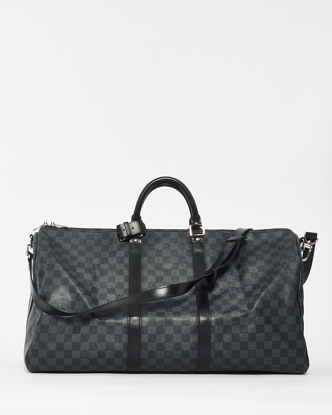 Louis Vuitton Damier Graphite Canvas Keepall Bandoulière 55 Bag