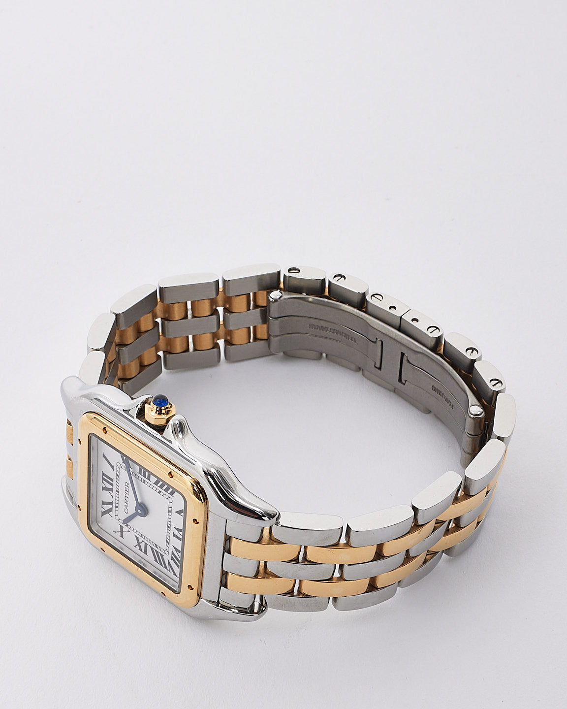 Cartier Yellow Gold & Stainless Steel Panthere Medium Model Quartz 37MM Watch