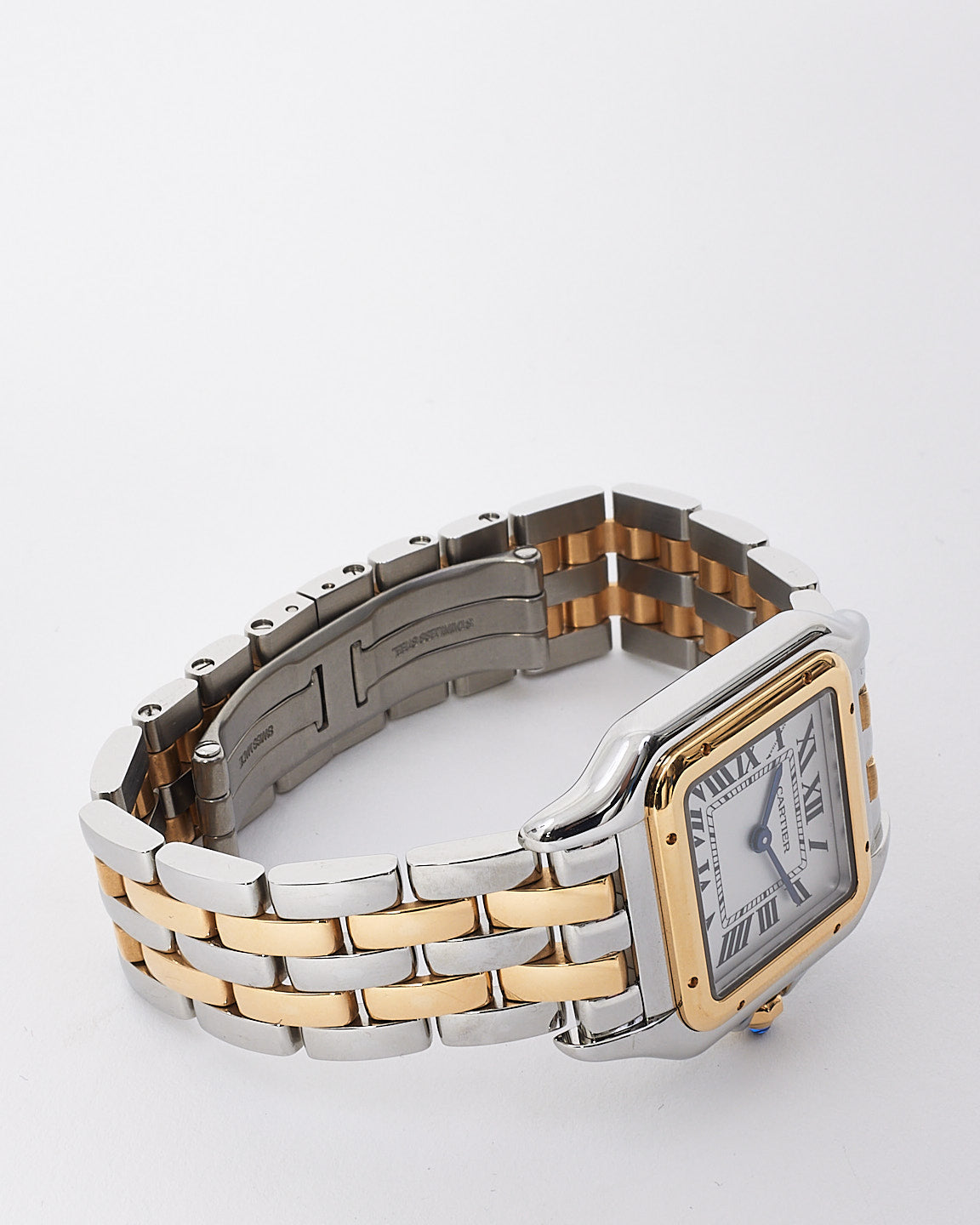 Cartier Yellow Gold & Stainless Steel Panthere Medium Model Quartz 37MM Watch