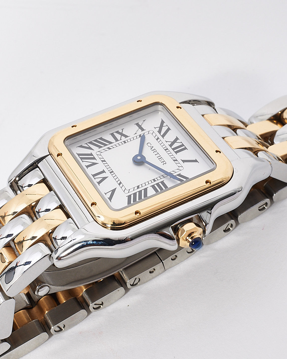 Cartier Yellow Gold & Stainless Steel Panthere Medium Model Quartz 37MM Watch