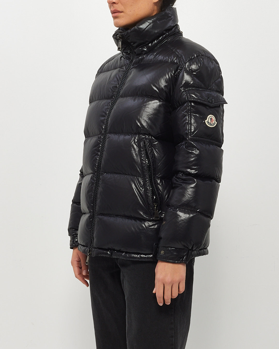 Moncler Black Down Maire Puffer Jacket - 2
