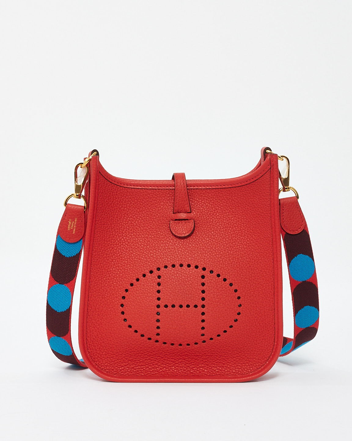 Hermès Coeur Red Taurillon Maurice Leather Evelyne TPM