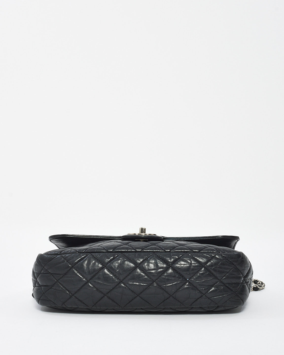 Chanel Black Quillted Leather Easy Zip Shoulder Bag with SHW