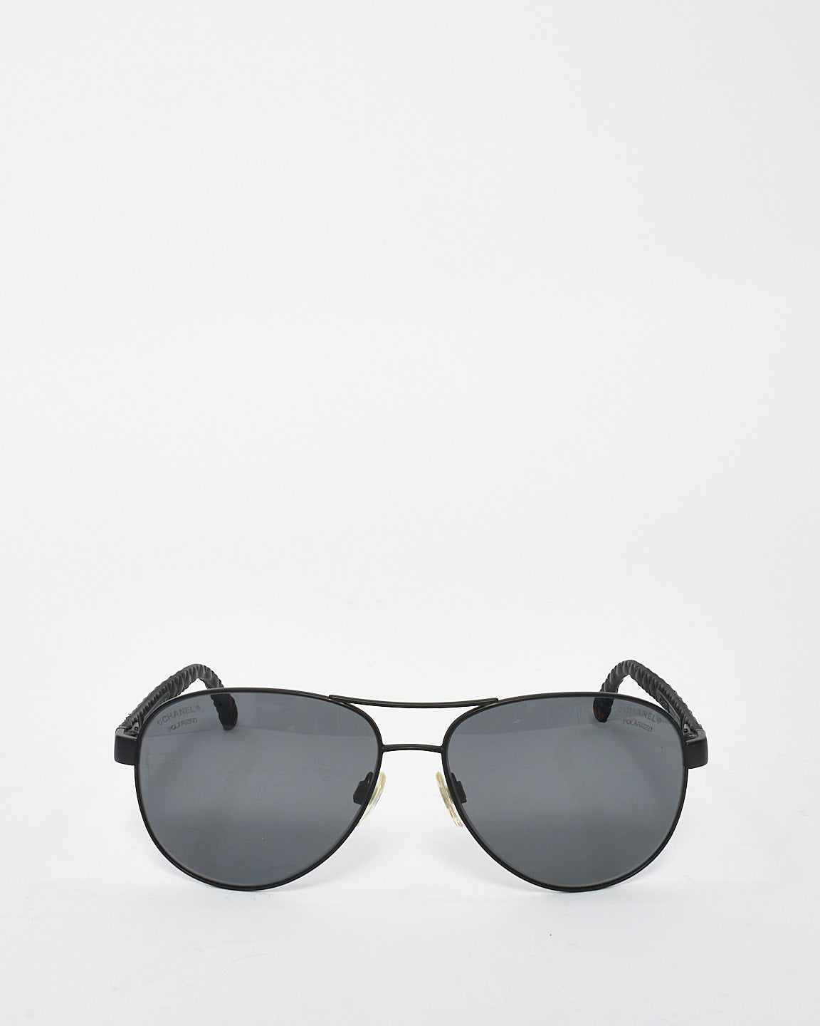 Lunettes de soleil aviateur noir mat Chanel - 4204Q
