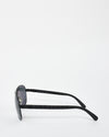 Chanel Matte Black Aviator Sunglasses - 4204Q