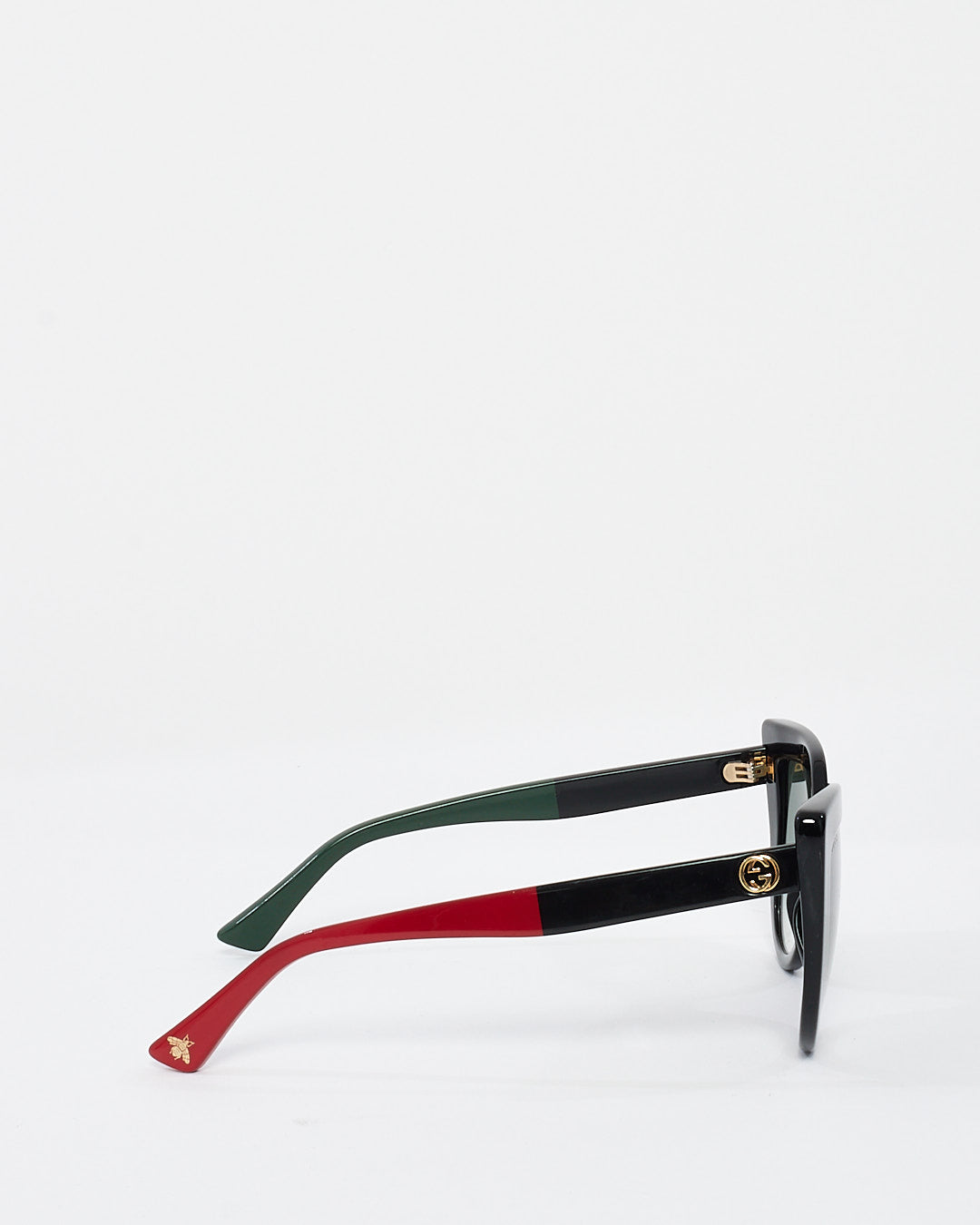 Gucci Black Acetate Cat Eye Frame Sunglasses