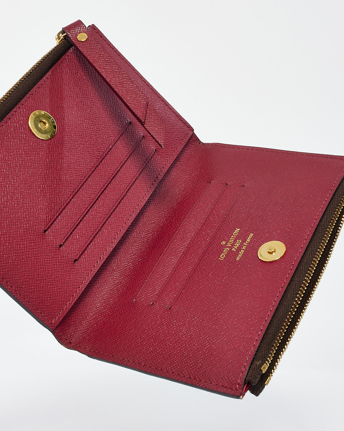 Portefeuille compact Adèle en toile monogram Louis Vuitton