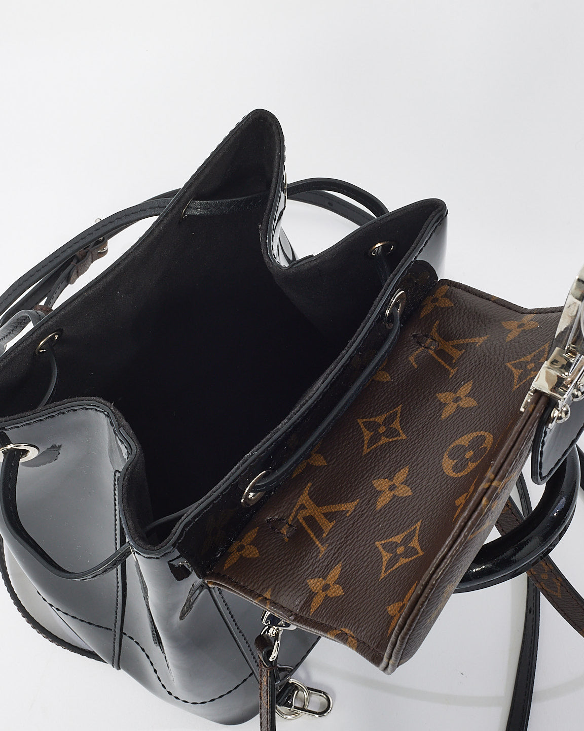 Louis Vuitton Monogram Canvas & Patent Leather Hot Springs Backpack