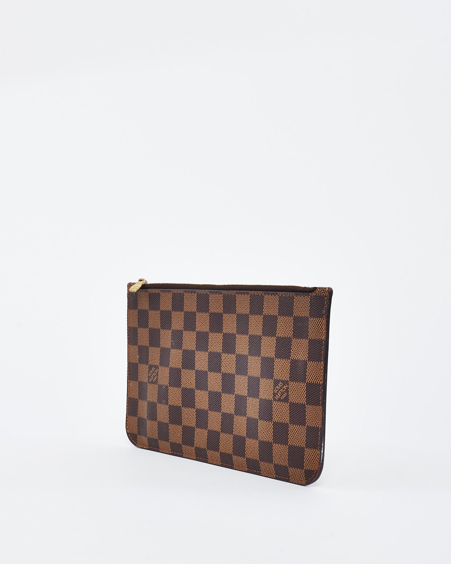 Louis Vuitton Damier Ebene Canvas Wristlet Pouch