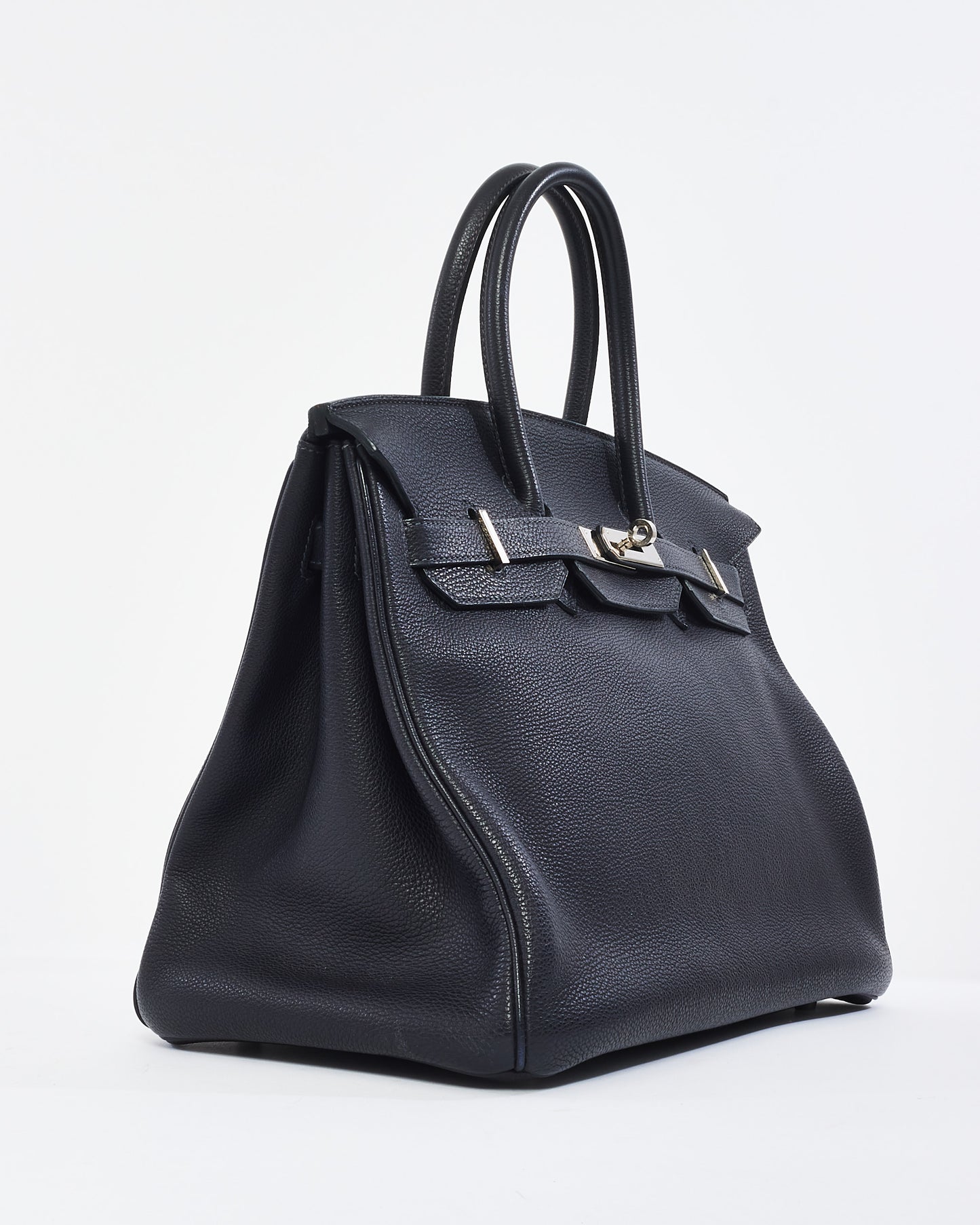 Hermès Bleu Nuit Togo Leather Birkin 35 with Palladium Hardware