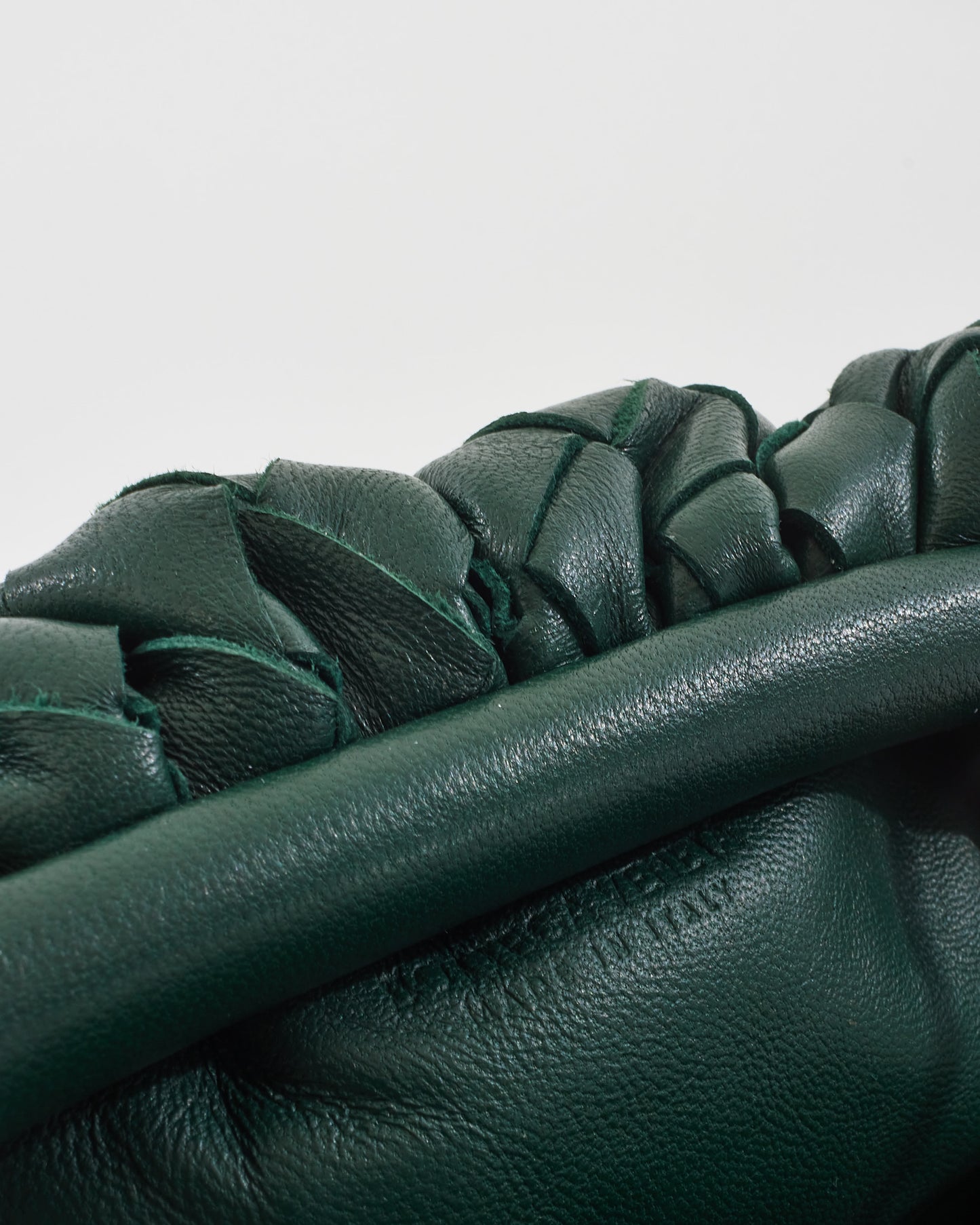 Bottega Veneta Green Mini Pouch Clutch Crossbody Bag