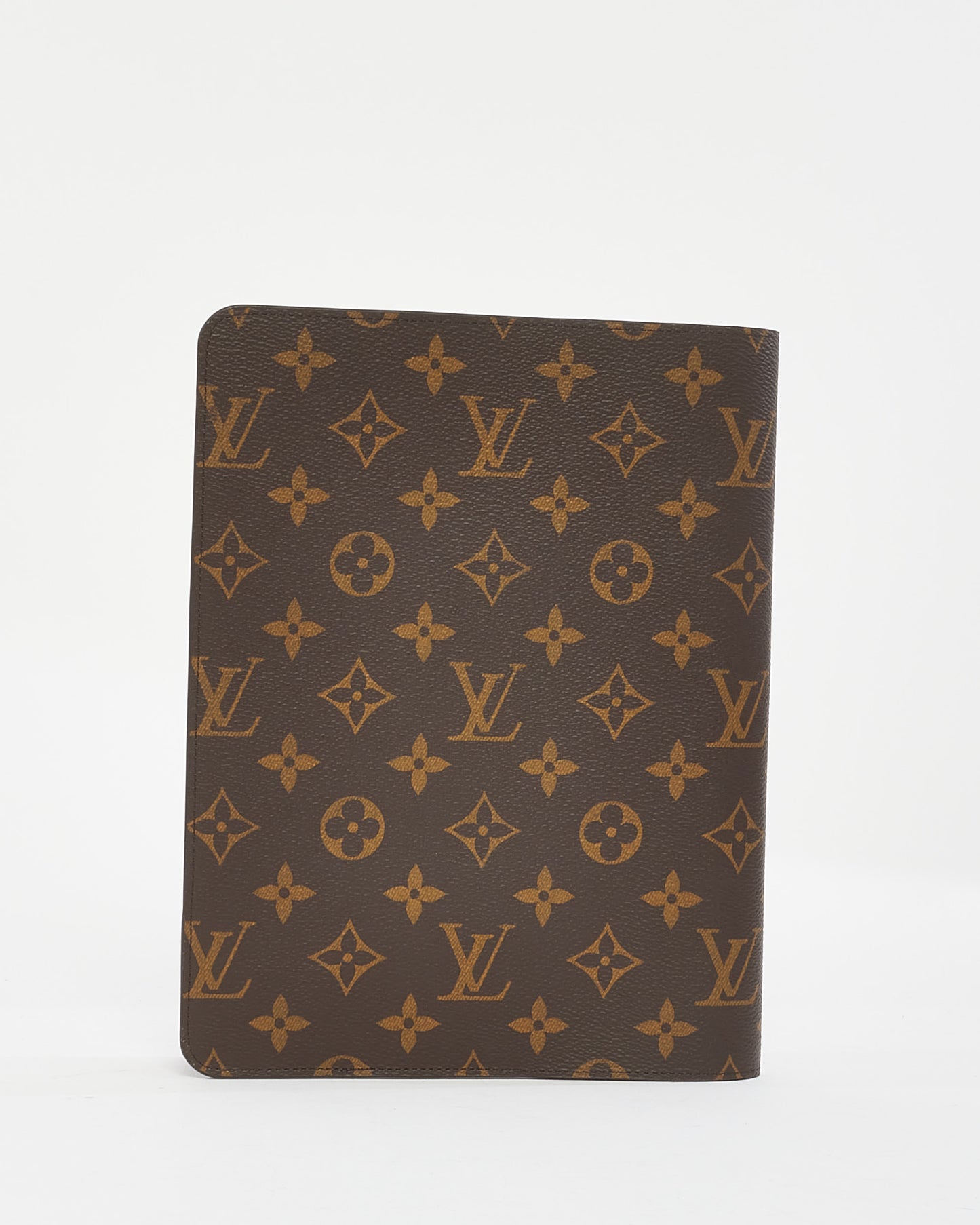 Couverture d'agenda de bureau en toile monogramme Louis Vuitton