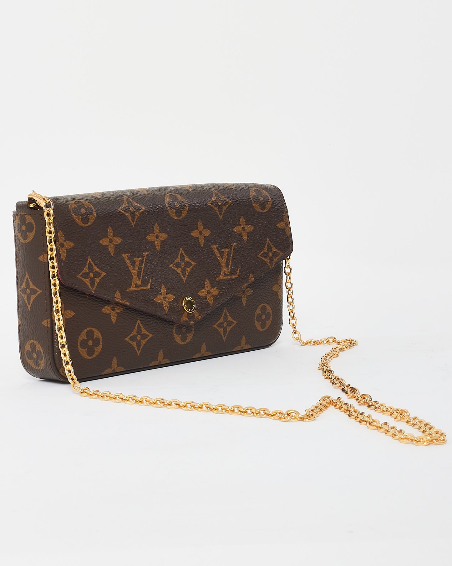 Louis Vuitton Monogram Canvas Félicie Pochette Sac avec chaîne