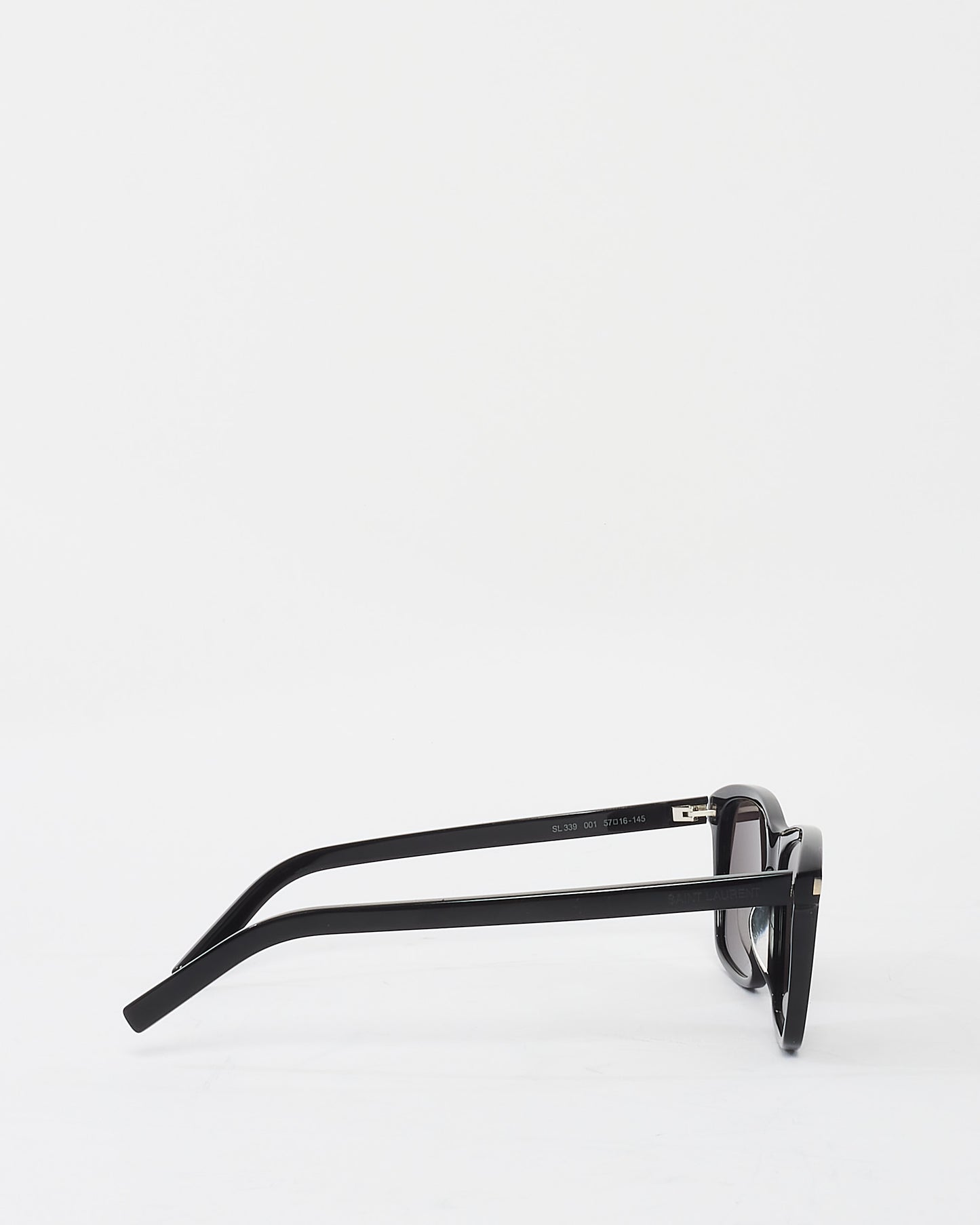 Saint Laurent Black Acetate Wayfarer Sunglasses SL339