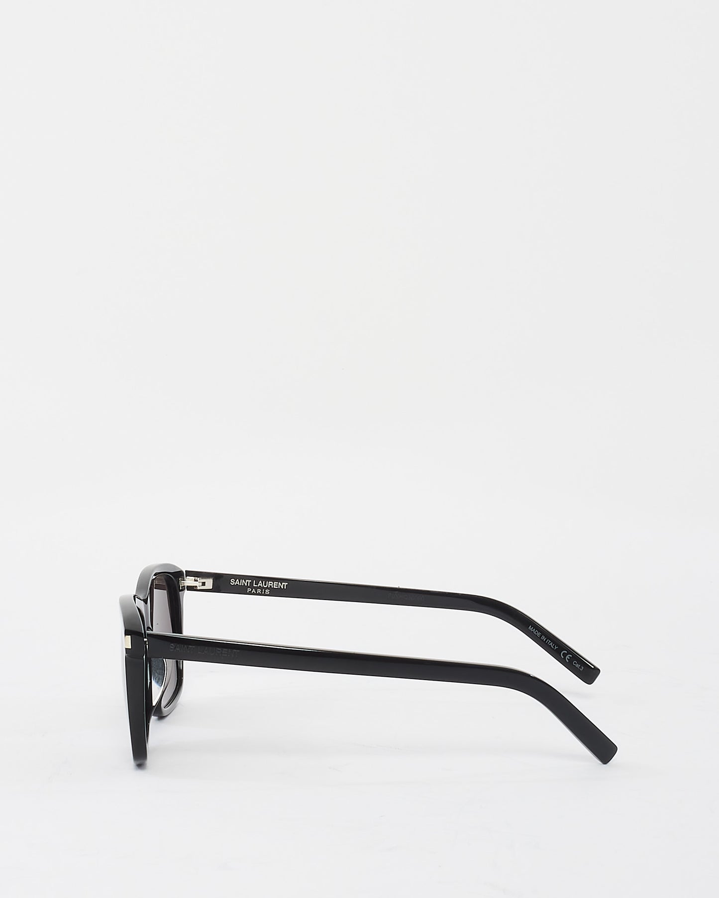 Saint Laurent Black Acetate Wayfarer Sunglasses SL339