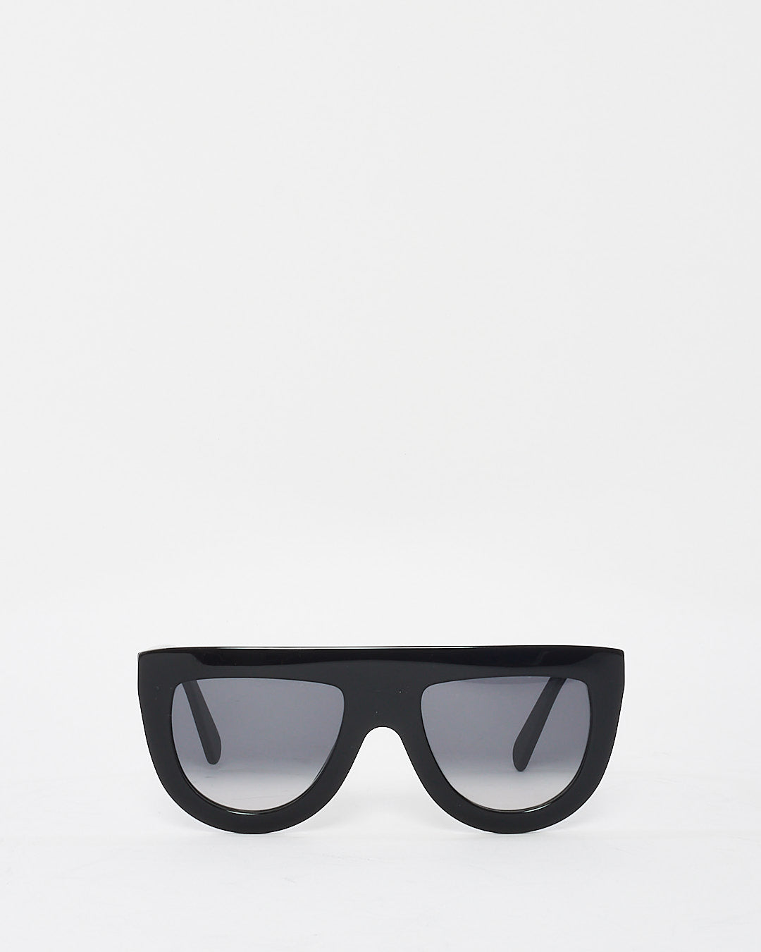 Celine Black Acetate Flat Top Sunglasses CL41398