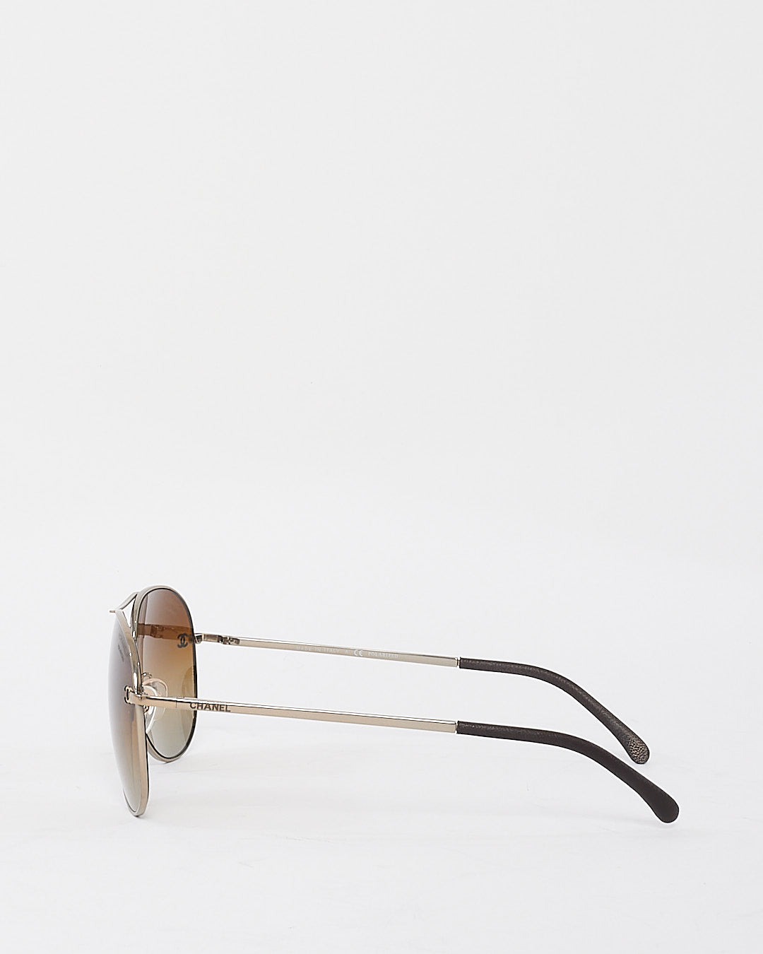 Chanel Bronze Metal Aviator Sunglasses 4189TQ