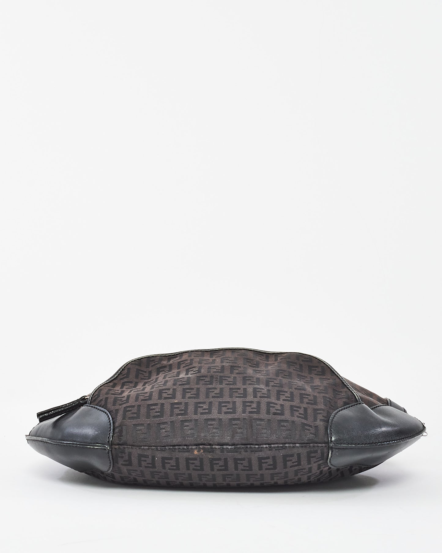 Fendi Brown and Black Zucchino Print Canvas Hobo Shoulder Bag