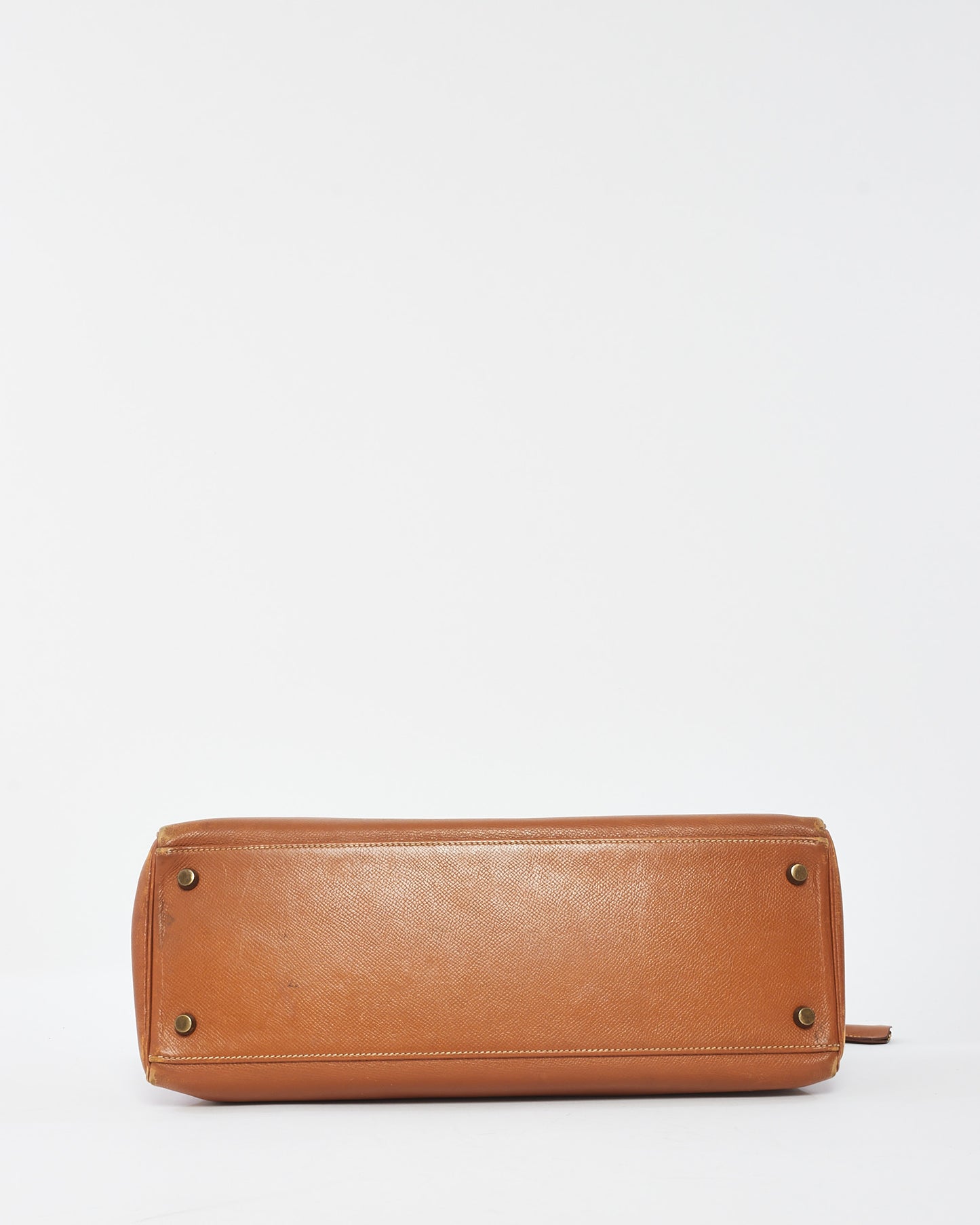 Hermès Vintage Gold Epsom Leather Kelly 32 GHW