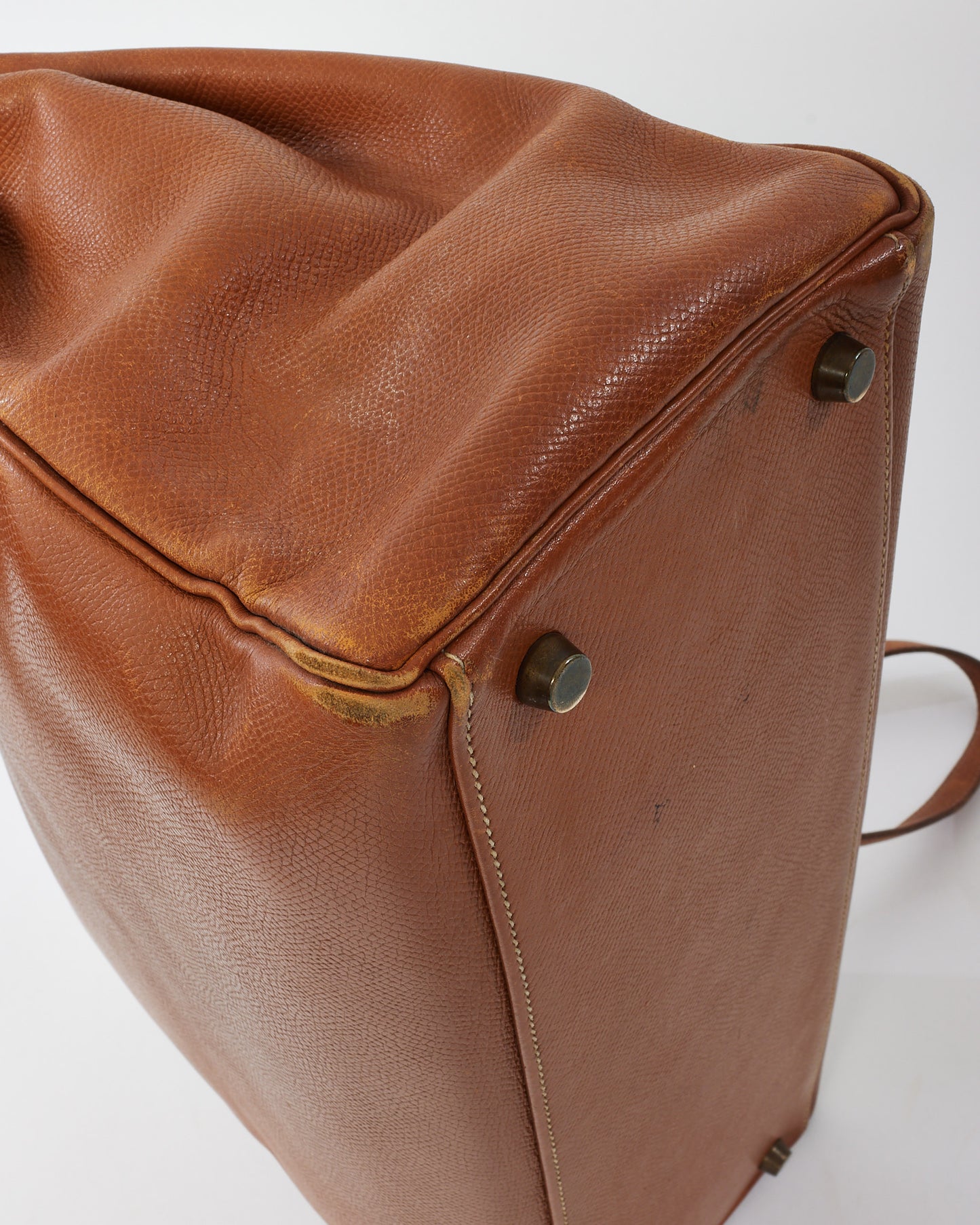 Hermès Vintage Gold Epsom Leather Kelly 32 GHW