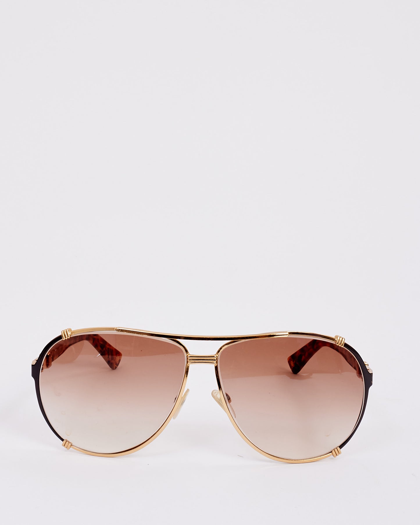 Dior Gold & Tortoise Aviator Sunglasses