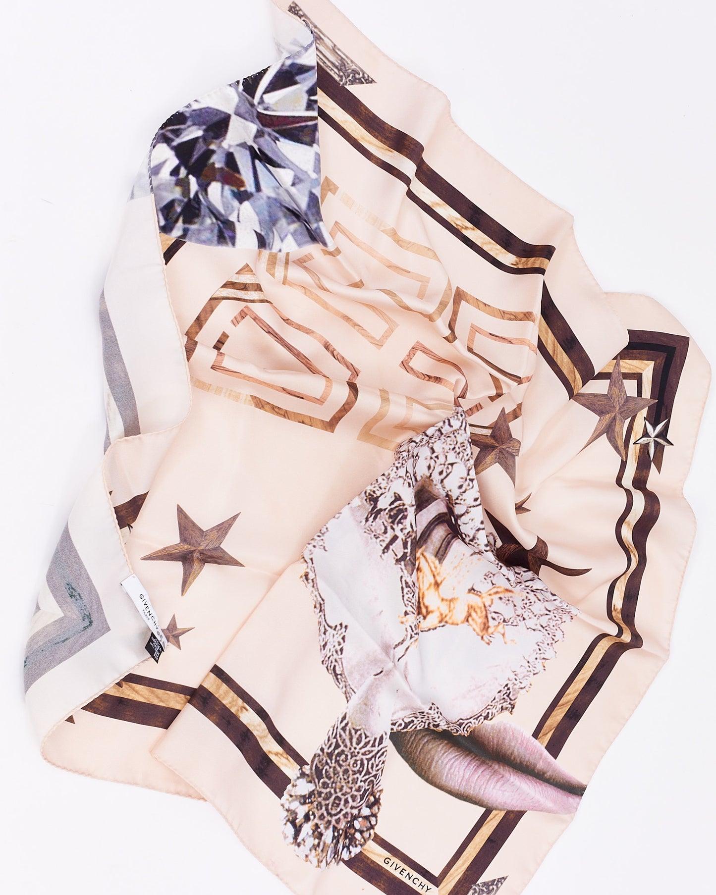 Givenchy Blush Print Silk Scarf