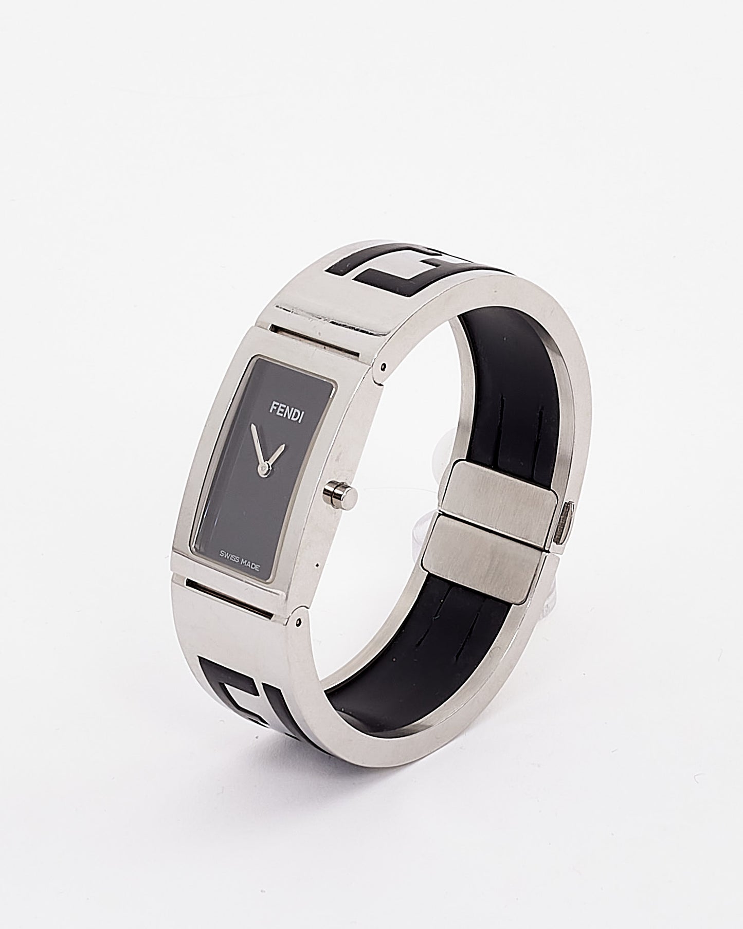 Fendi Silver Sapphire Crystal Quartz 28mm Watch