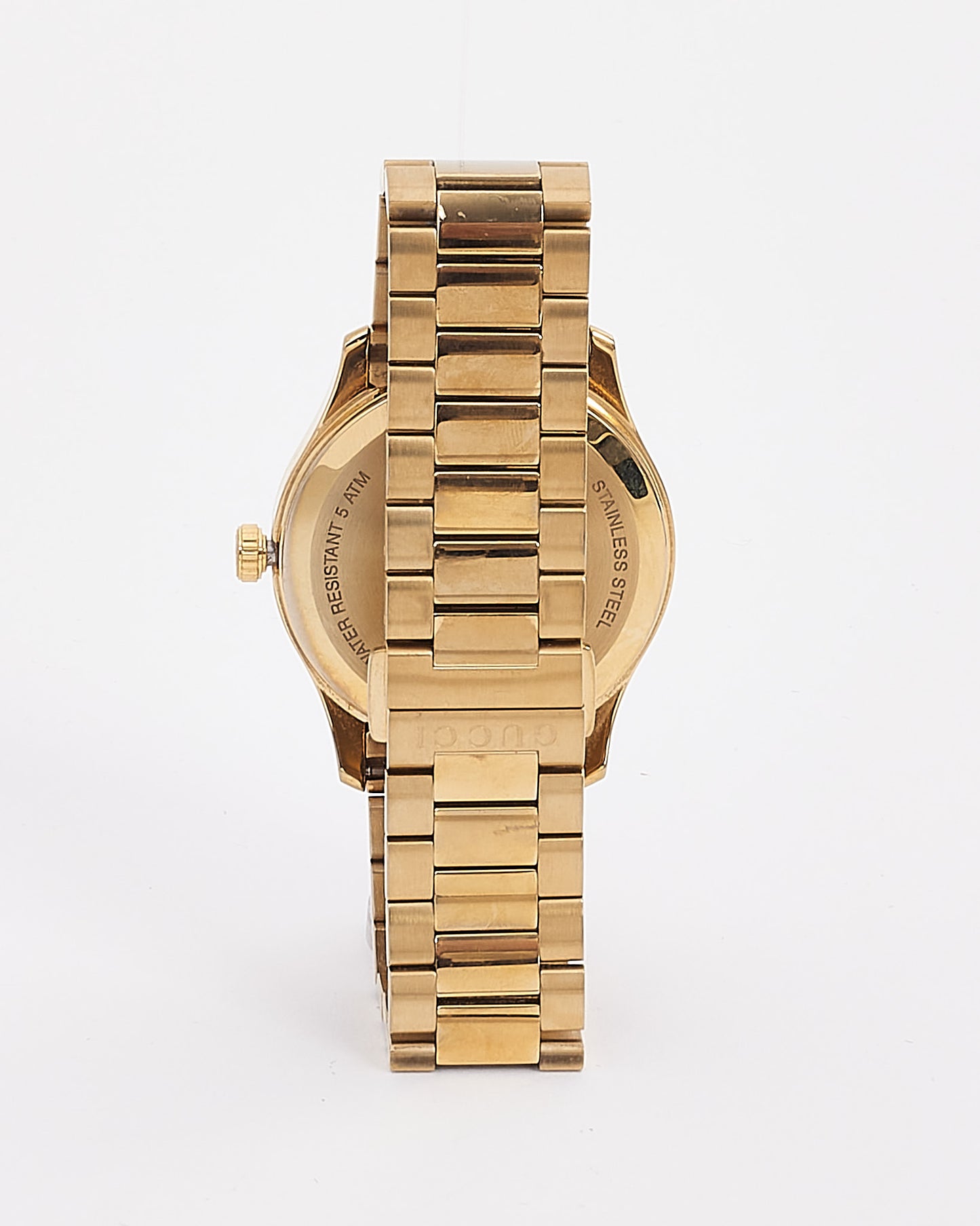 Montre Gucci Gold G-Timeless en acier inoxydable 36 mm