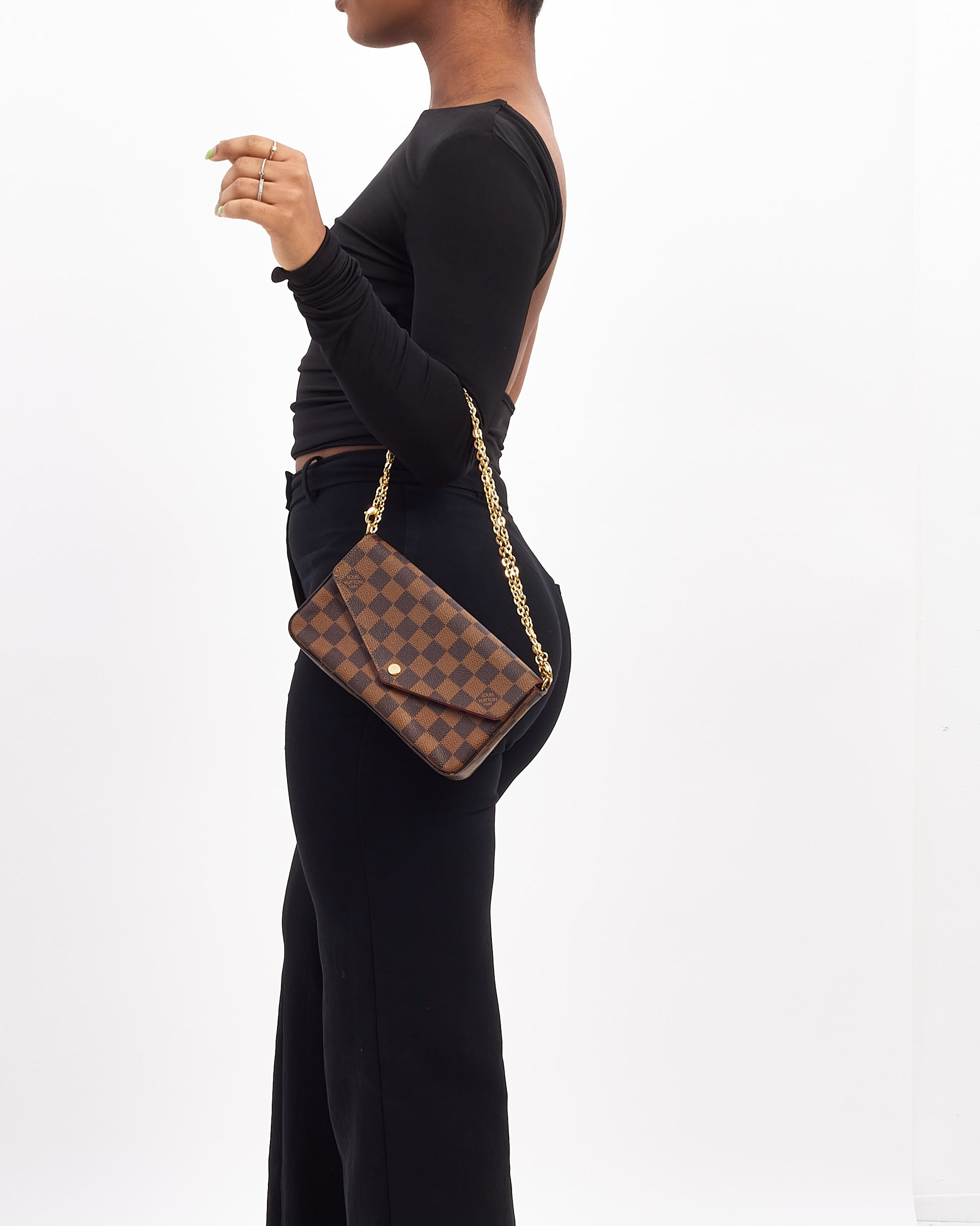 Handbags Louis Vuitton Felicie Pochette Damier Explore A Louis