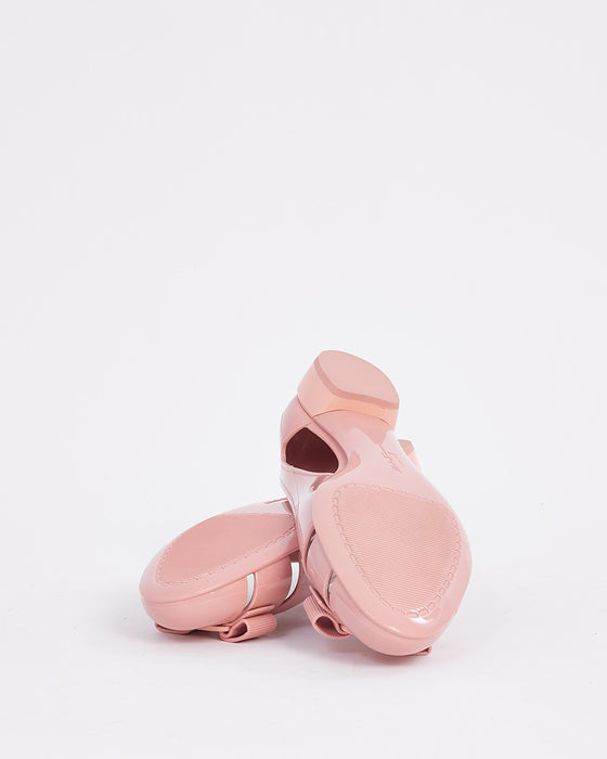 Salvatore Ferragamo Pink Jelly Vatra Shoes - 10