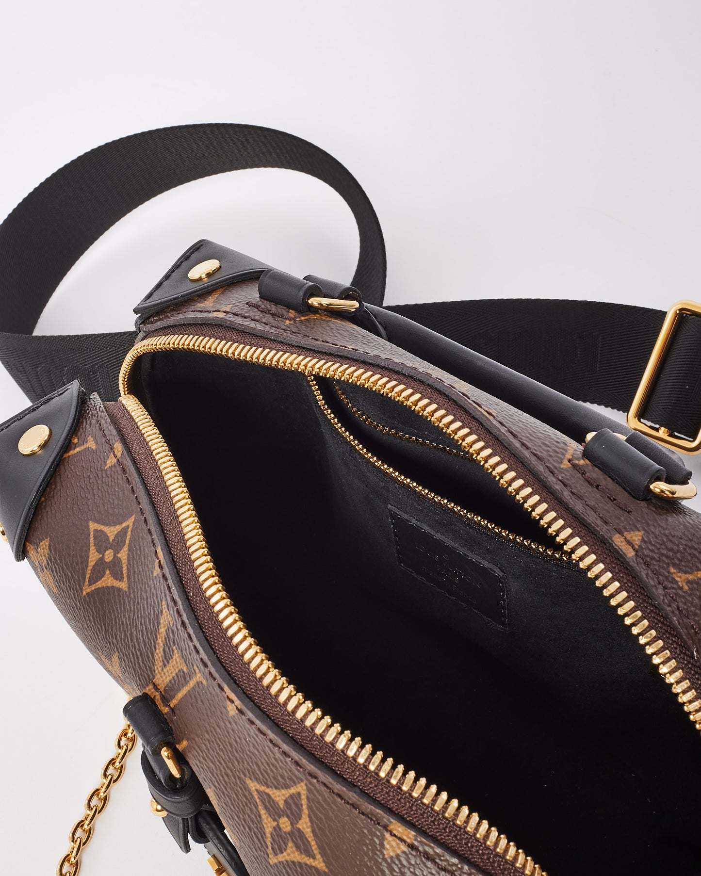 Louis Vuitton Monogram Canvas Petite Malle Souple Shoulder Bag