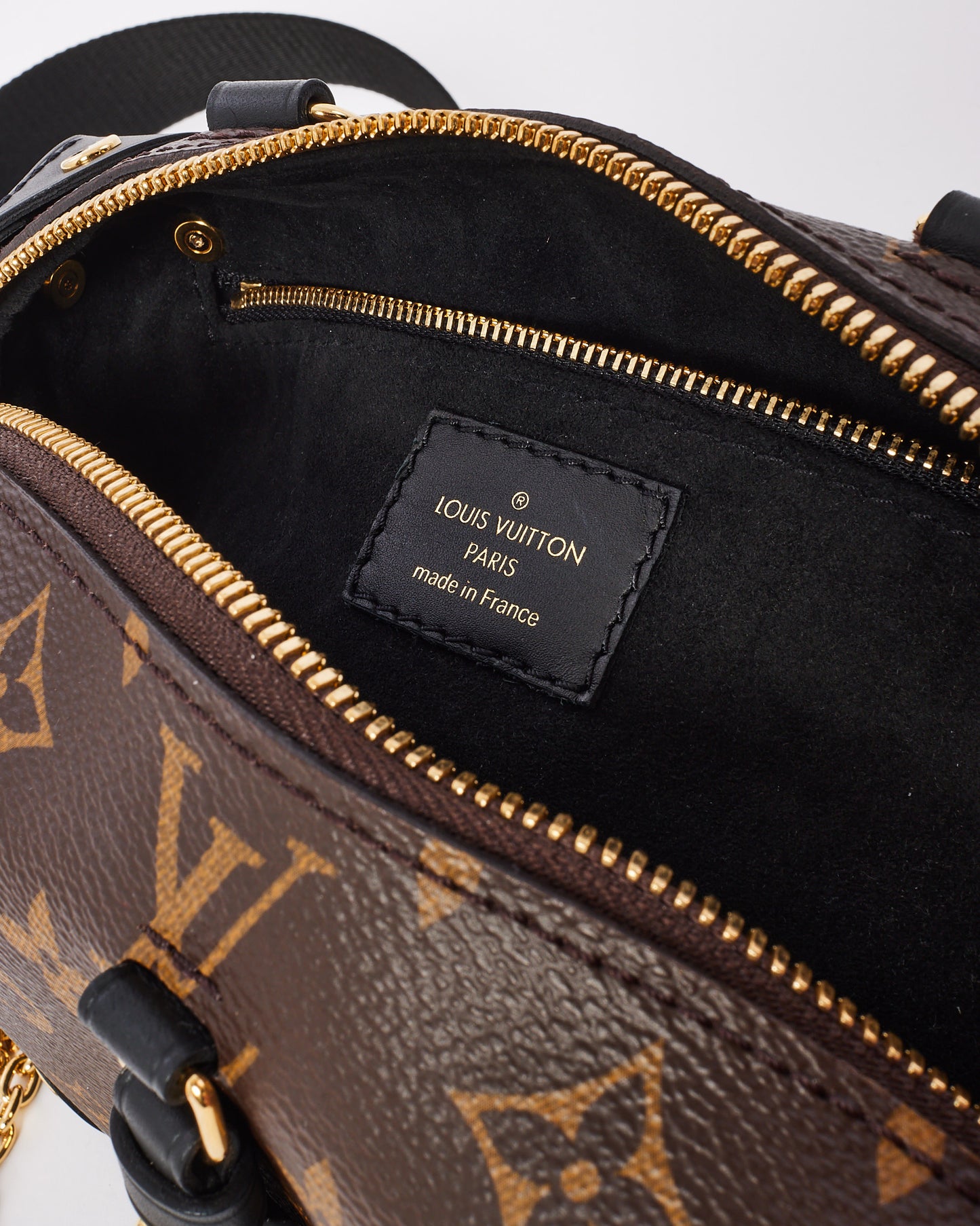 Louis Vuitton Monogram Canvas Petite Malle Souple Shoulder Bag