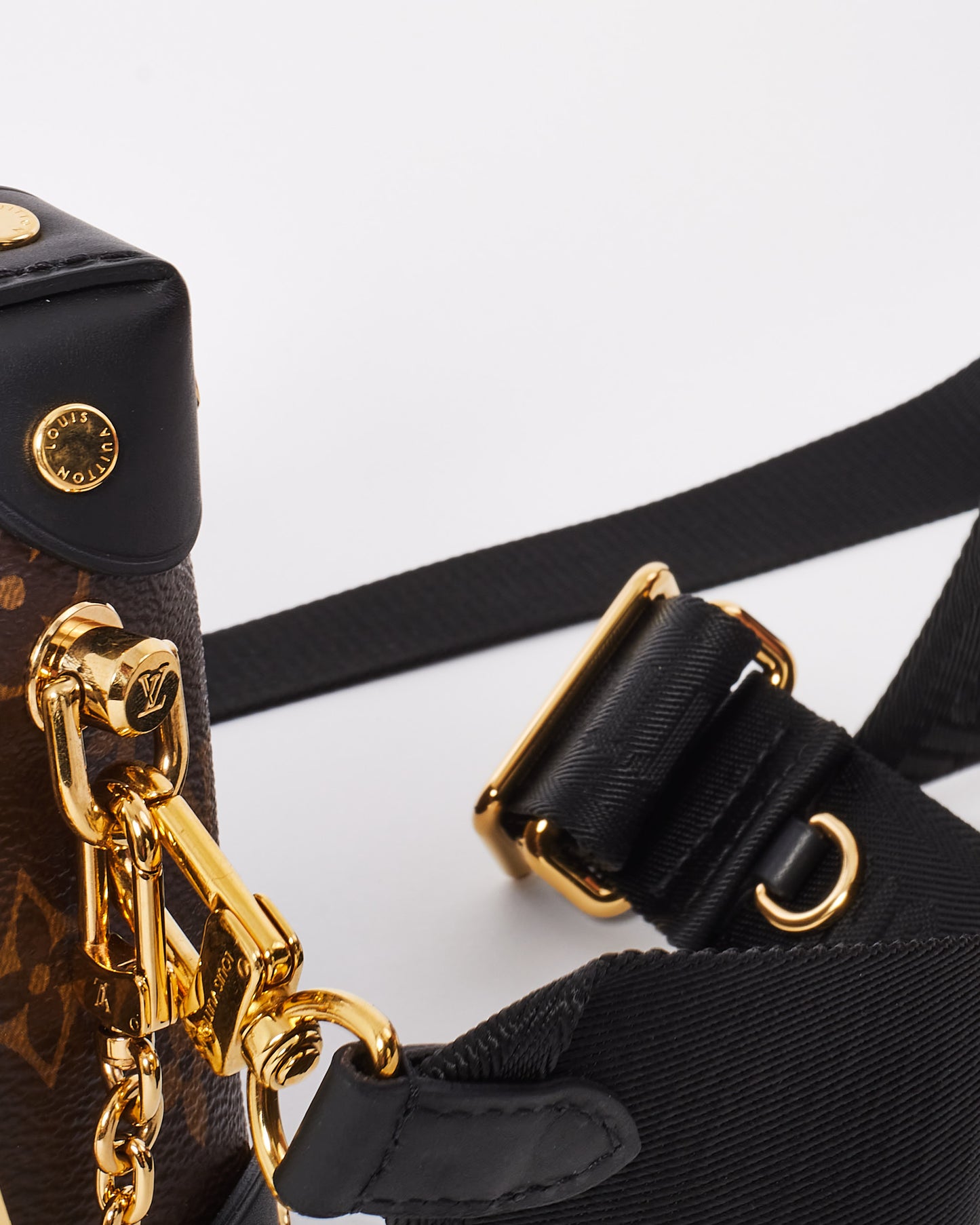 Louis Vuitton Monogram Canvas Petite Malle Souple Shoulder Bag